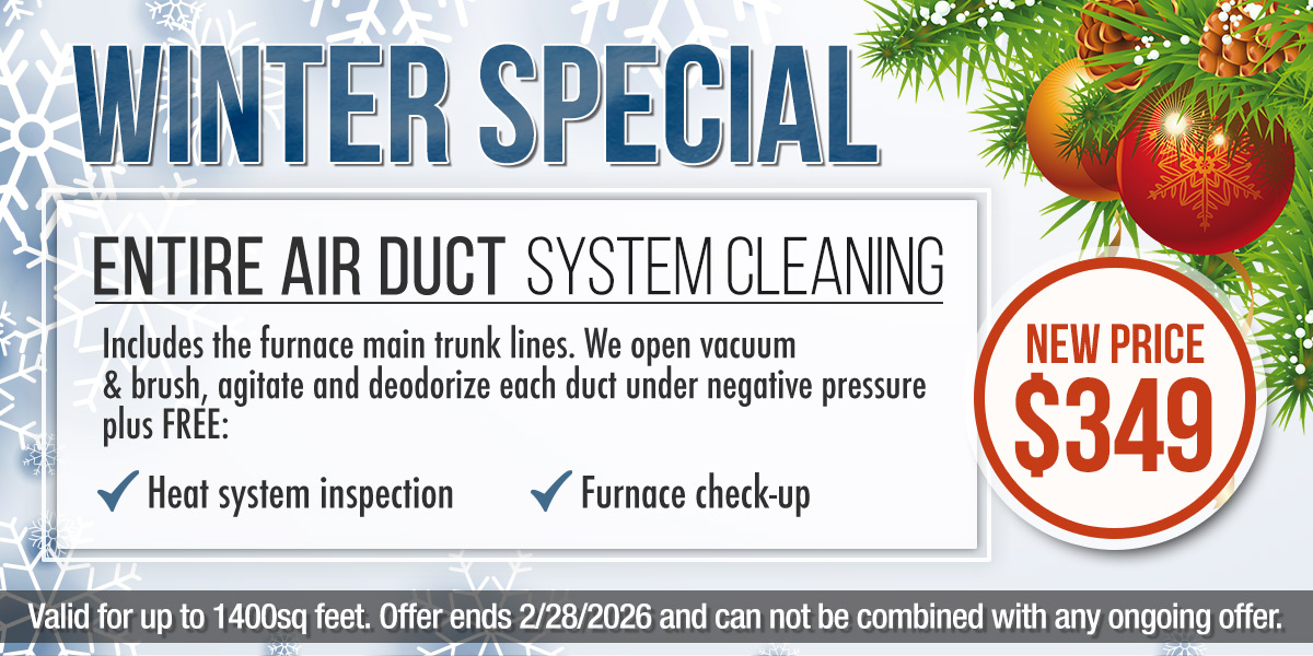Winter 2025 HVAC duct cleaning discount