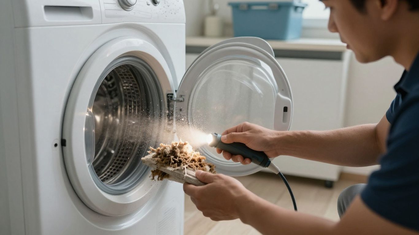 Professional dryer vent cleaning for a safer home.